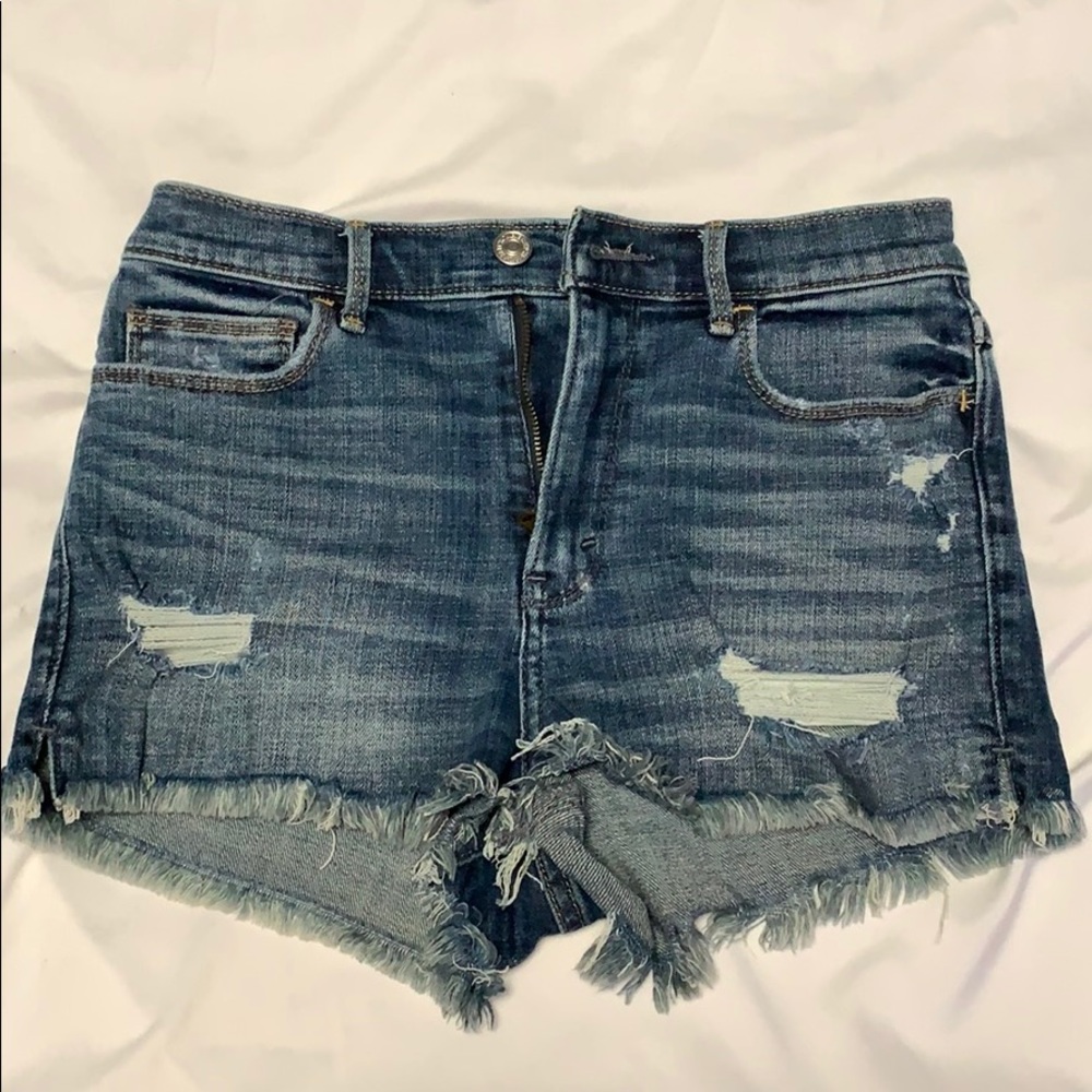 Abercrombie & Fitch High Rise Jean Shorts